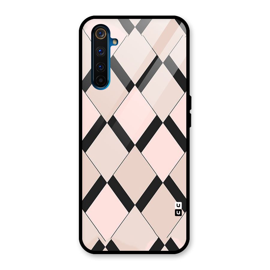 Light Pink Glass Back Case for Realme 6 Pro