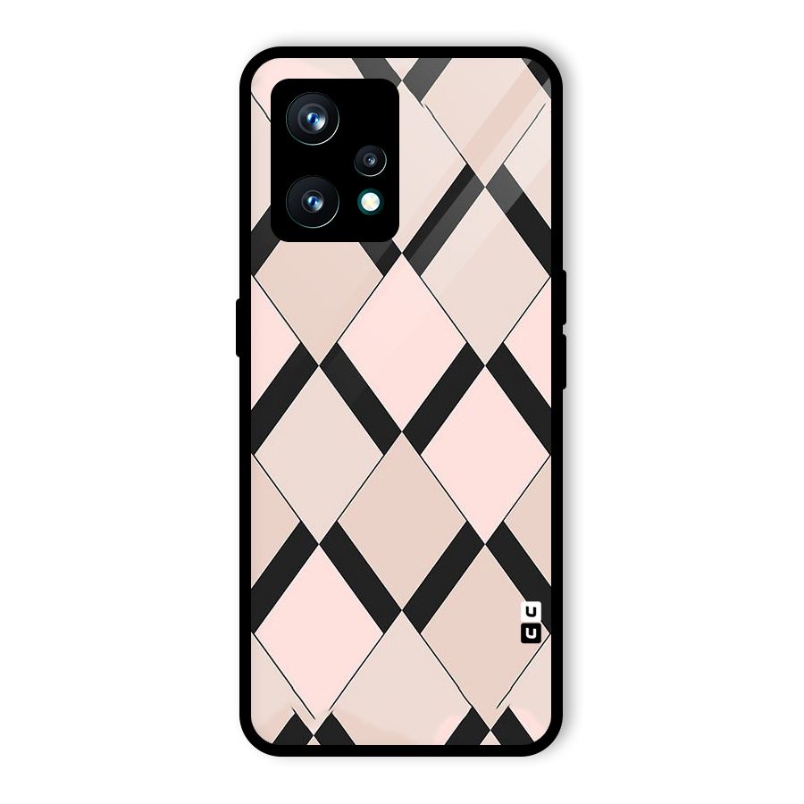 Light Pink Glass Back Case for Realme 9 Pro Plus 5G