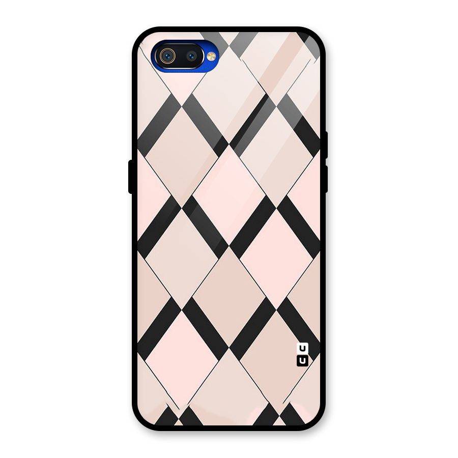 Light Pink Glass Back Case for Realme C2