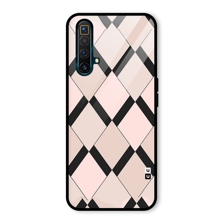 Light Pink Glass Back Case for Realme X3