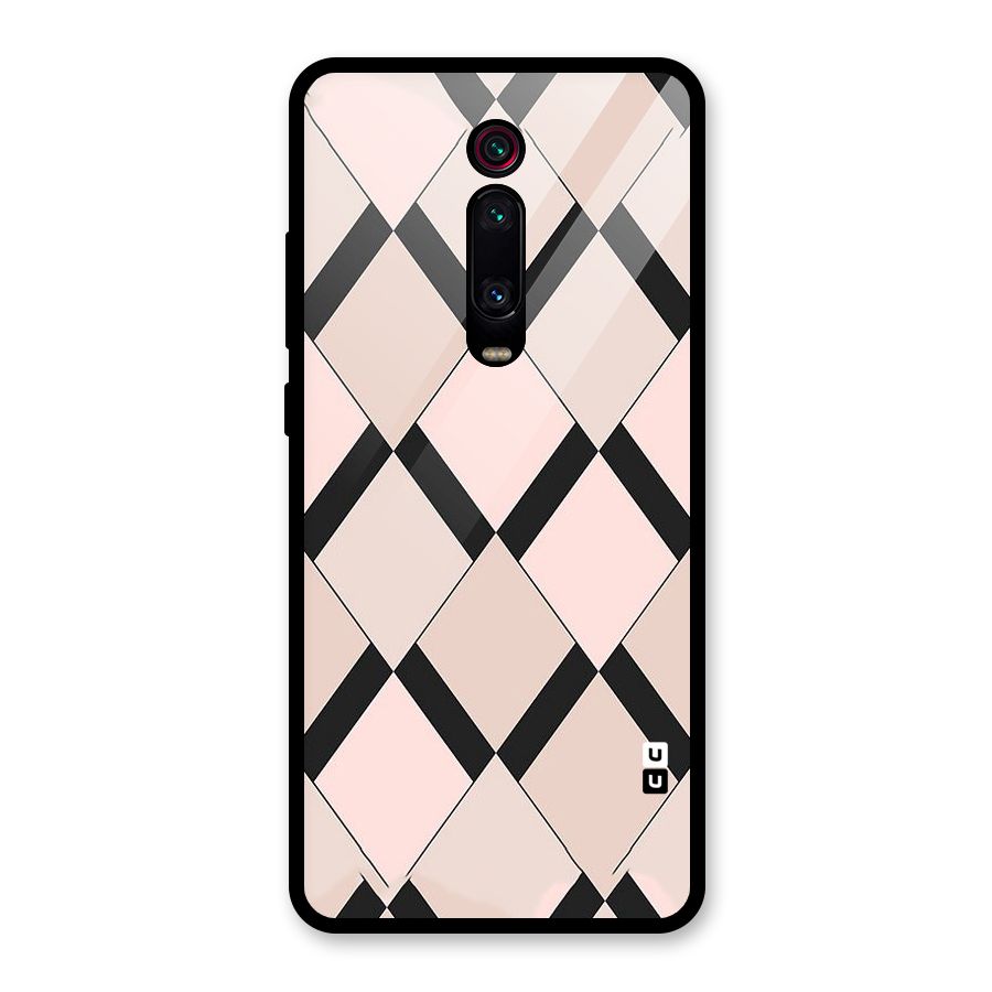 Light Pink Glass Back Case for Redmi K20 Pro