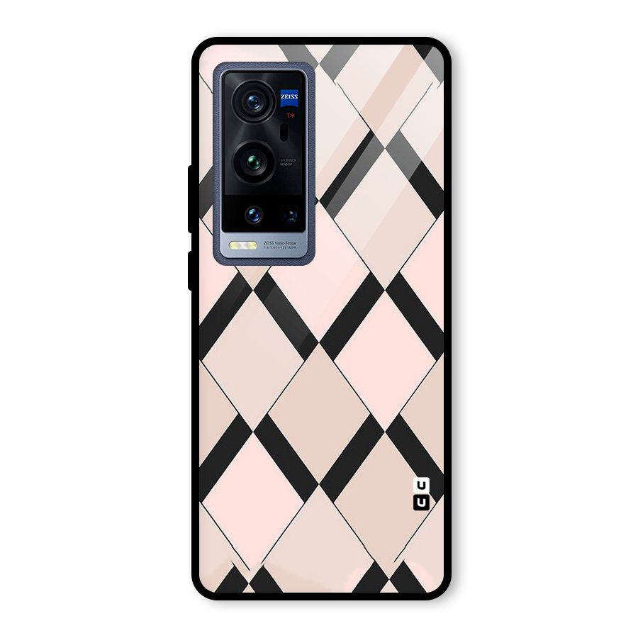 Light Pink Glass Back Case for Vivo X60 Pro Plus