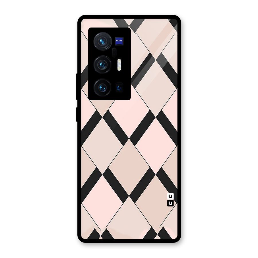 Light Pink Glass Back Case for Vivo X70 Pro Plus