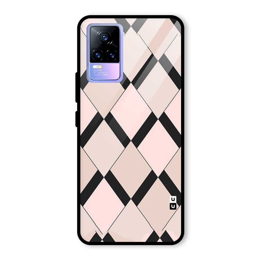 Light Pink Glass Back Case for Vivo Y73