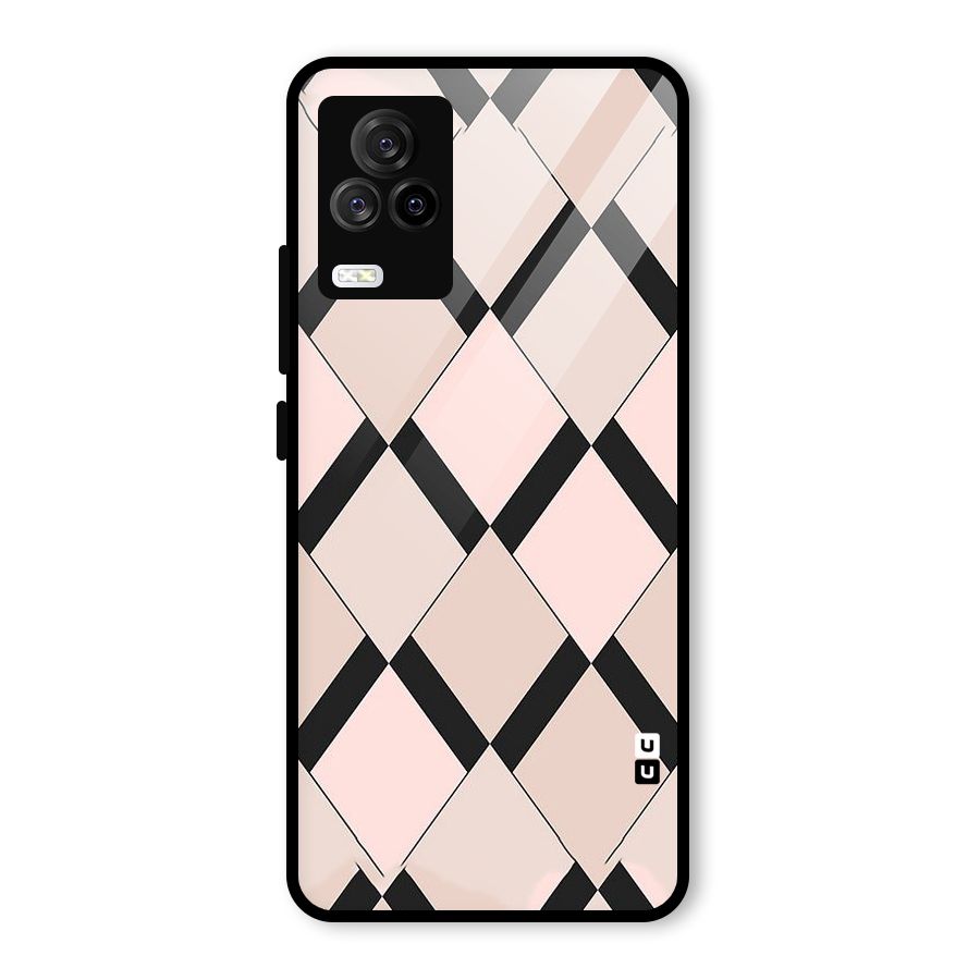 Light Pink Glass Back Case for Vivo iQOO 7 Legend 5G