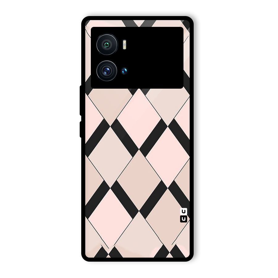 Light Pink Glass Back Case for Vivo iQOO 9 Pro