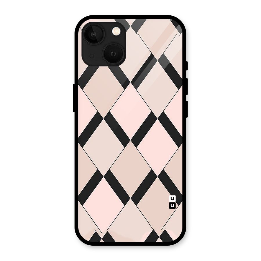 Light Pink Glass Back Case for iPhone 13