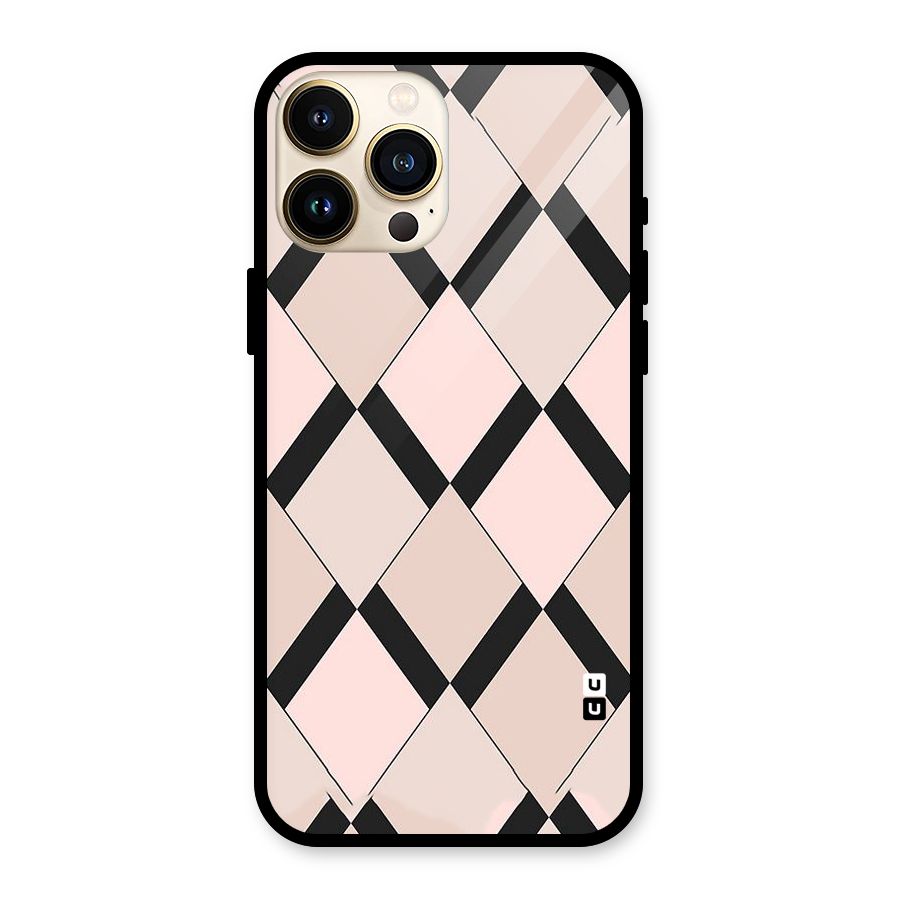 Light Pink Glass Back Case for iPhone 13 Pro Max