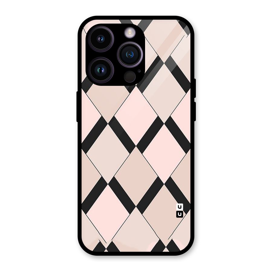 Light Pink Glass Back Case for iPhone 14 Pro
