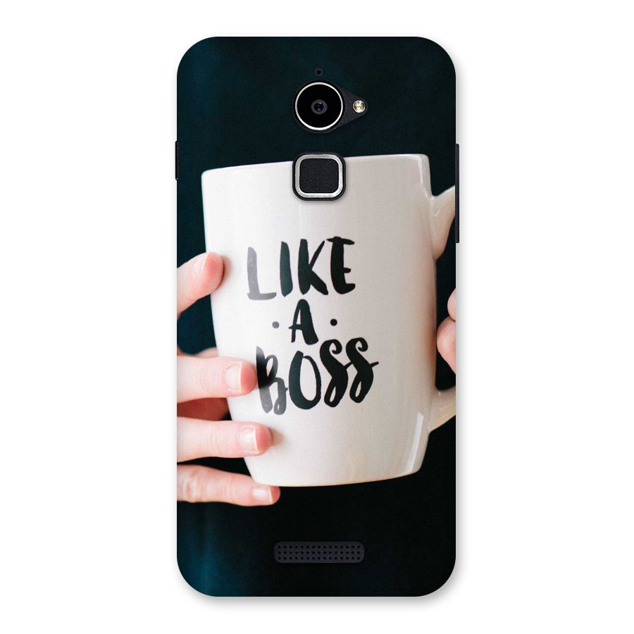 Like a Boss Back Case for Coolpad Note 3 Lite