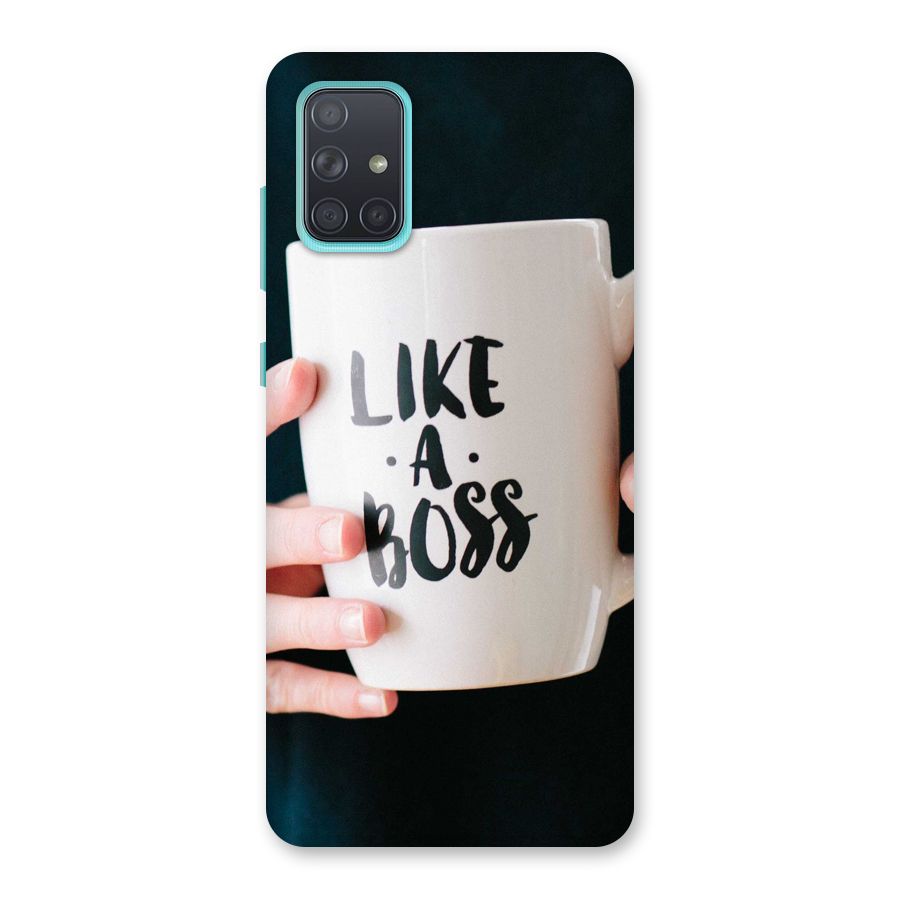 Like a Boss Back Case for Galaxy A71