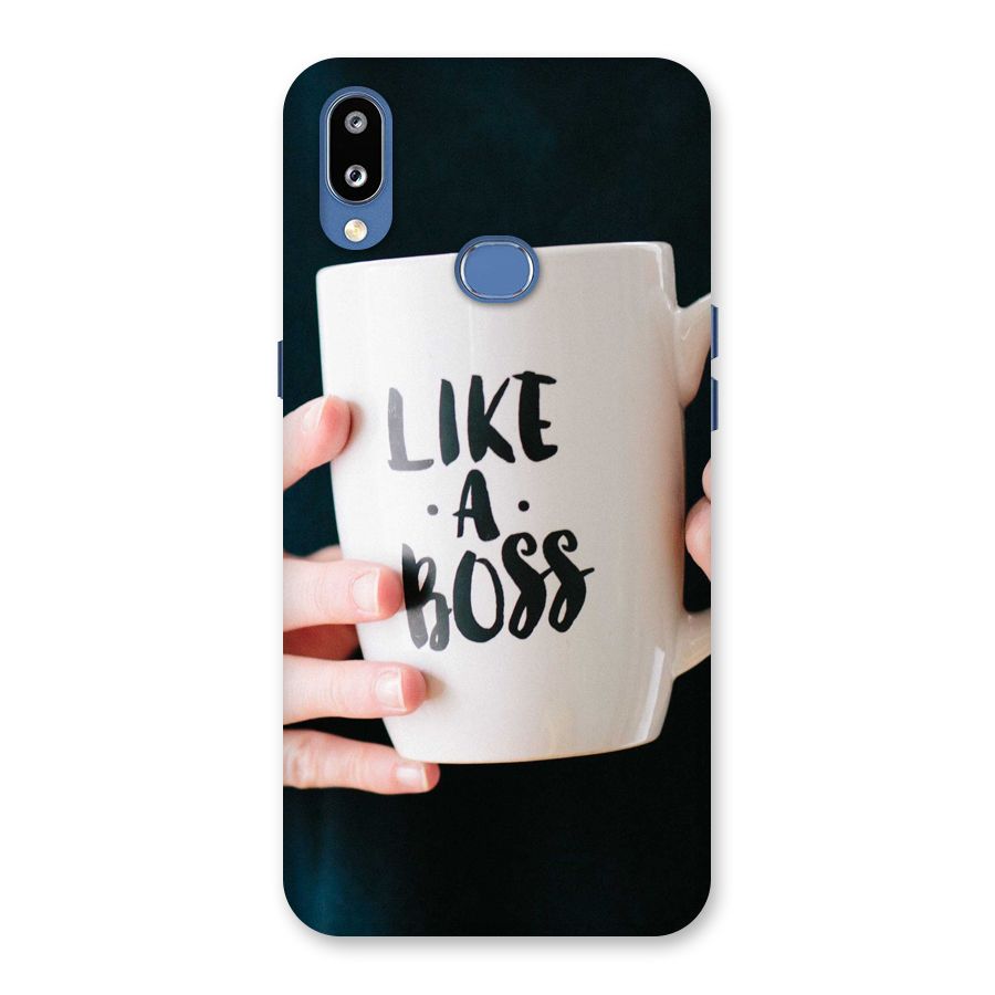 Like a Boss Back Case for Galaxy M01s