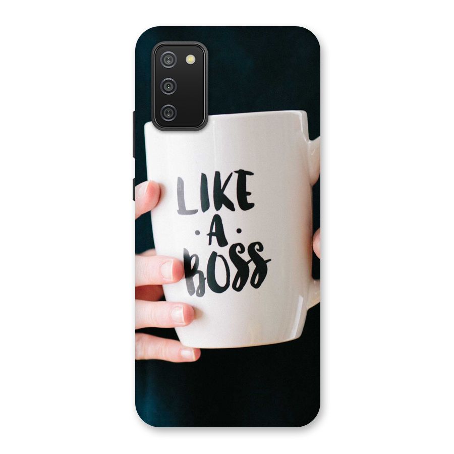 Like a Boss Back Case for Galaxy M02s