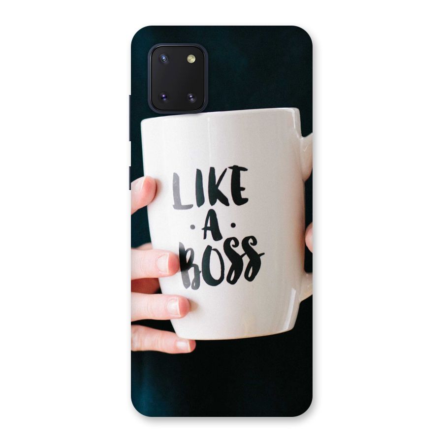 Like a Boss Back Case for Galaxy Note 10 Lite