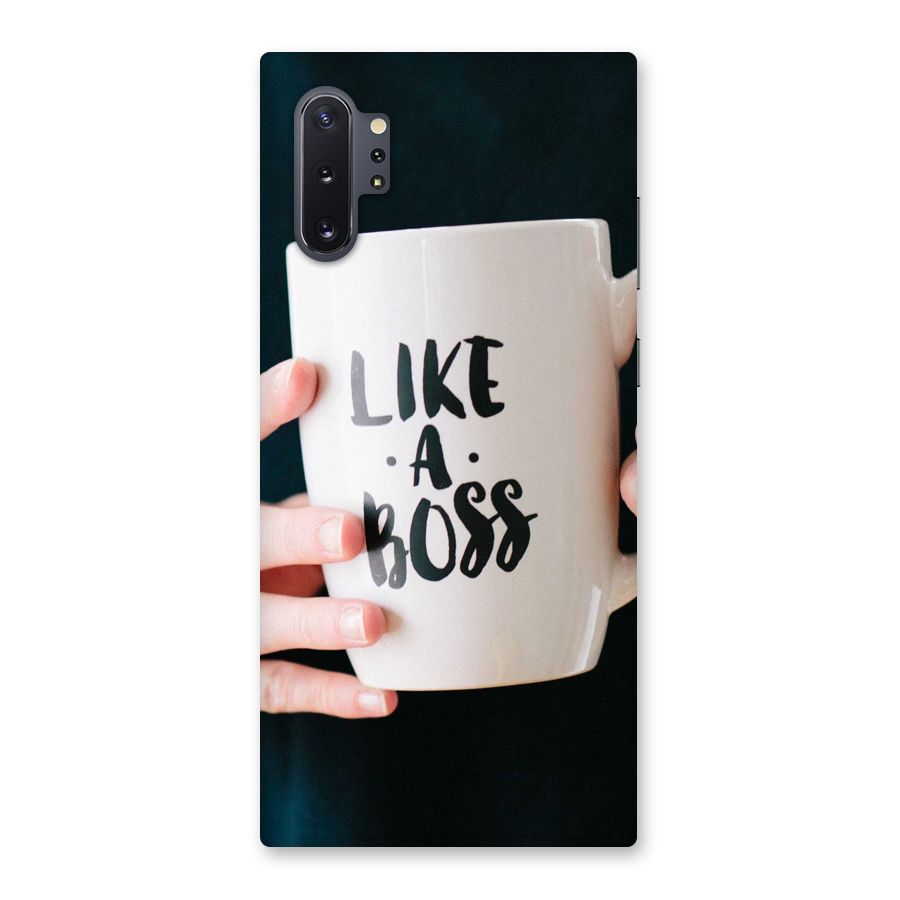 Like a Boss Back Case for Galaxy Note 10 Plus