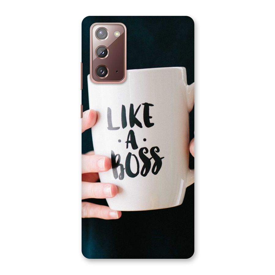 Like a Boss Back Case for Galaxy Note 20