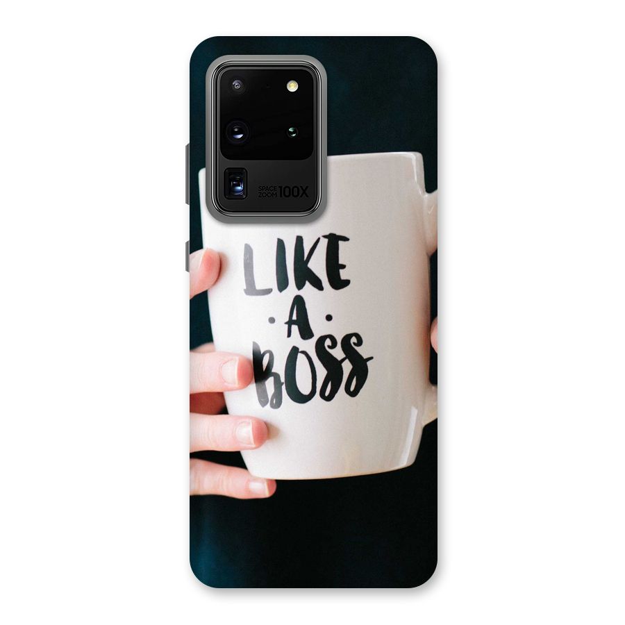 Like a Boss Back Case for Galaxy S20 Ultra