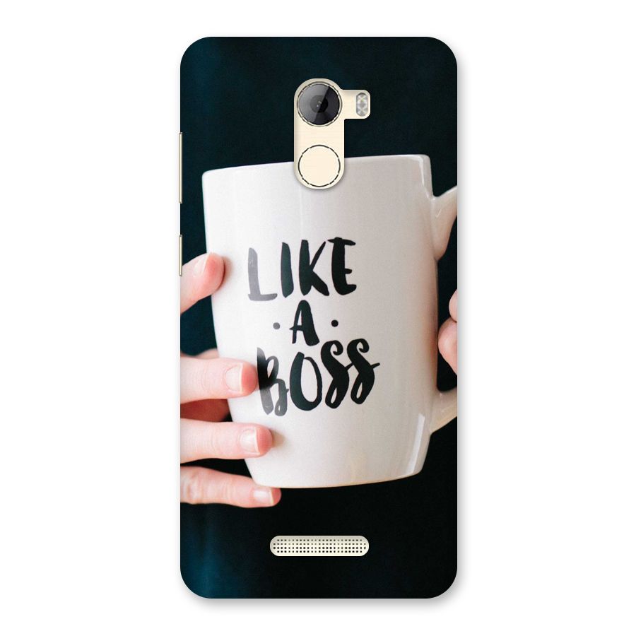 Like a Boss Back Case for Gionee A1 LIte