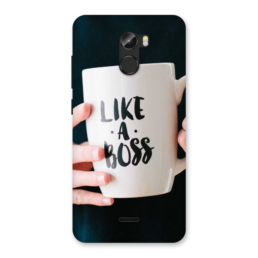 Like a Boss Back Case for Gionee X1