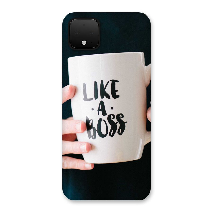 Like a Boss Back Case for Google Pixel 4 XL