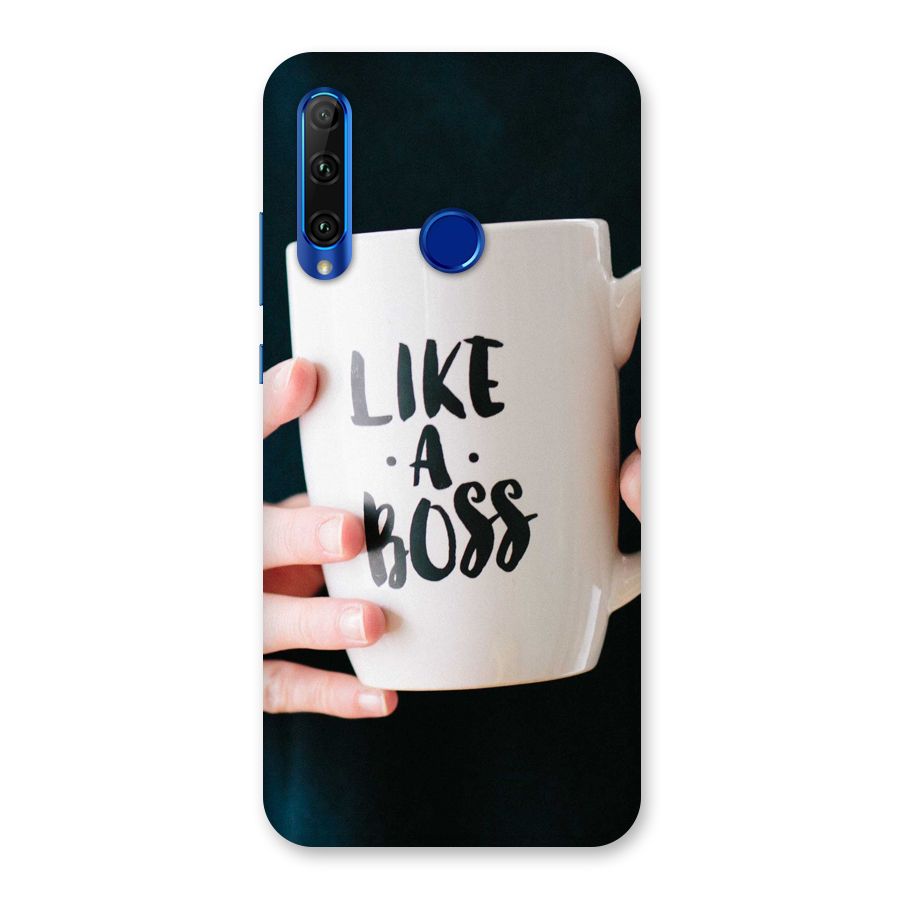 Like a Boss Back Case for Honor 20i