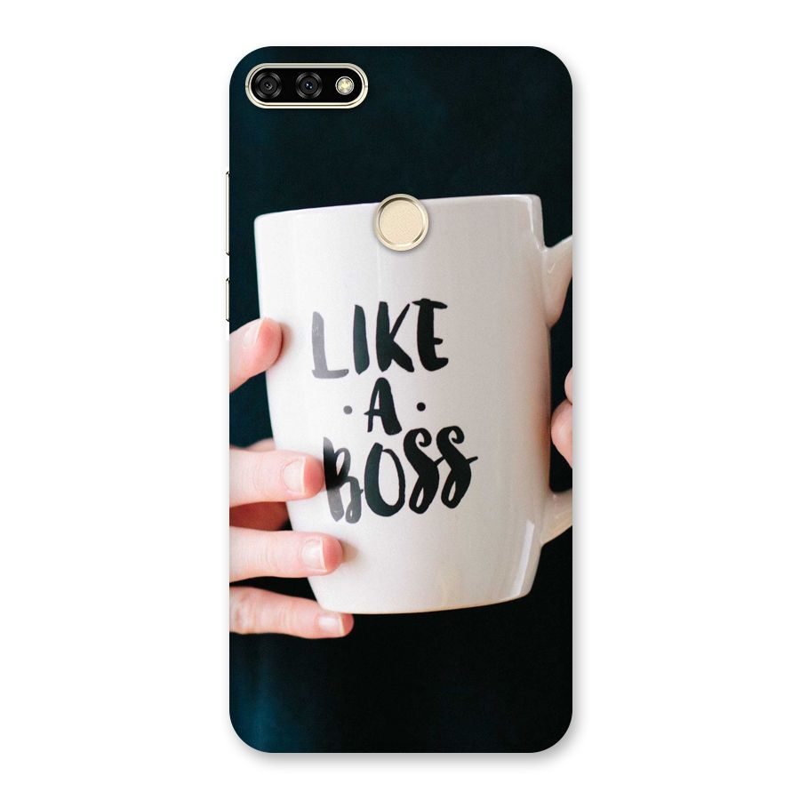 Like a Boss Back Case for Honor 7A