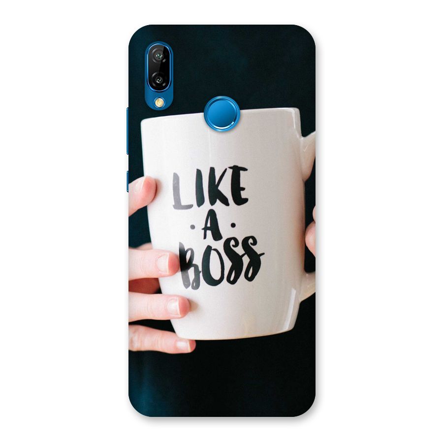Like a Boss Back Case for Huawei P20 Lite