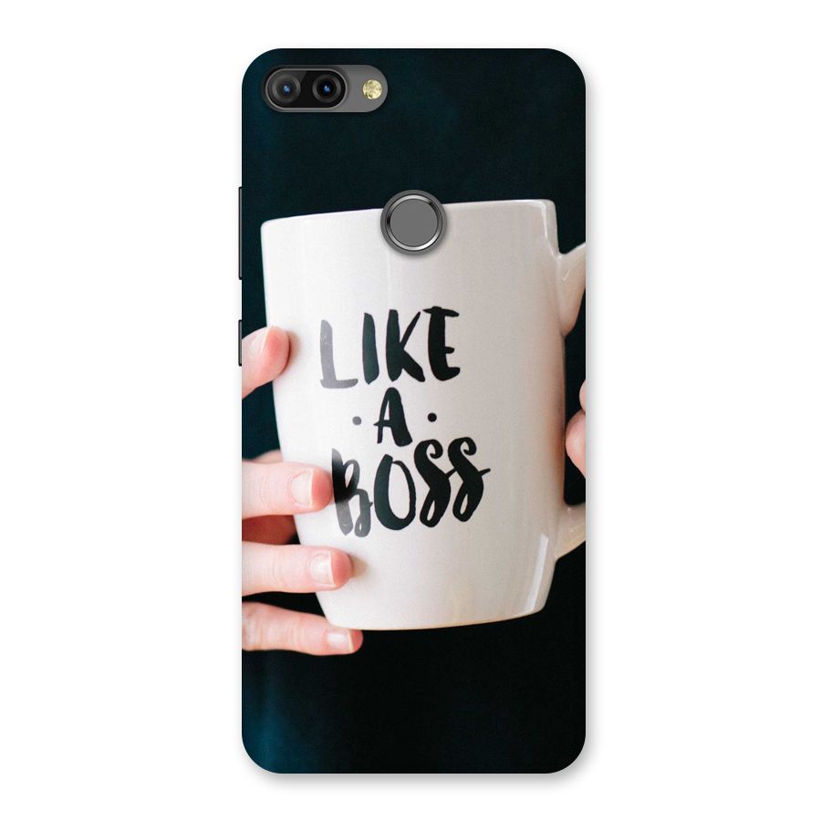 Like a Boss Back Case for Infinix Hot 6 Pro
