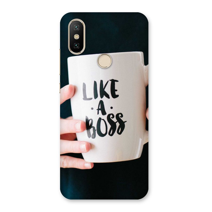 Like a Boss Back Case for Mi A2