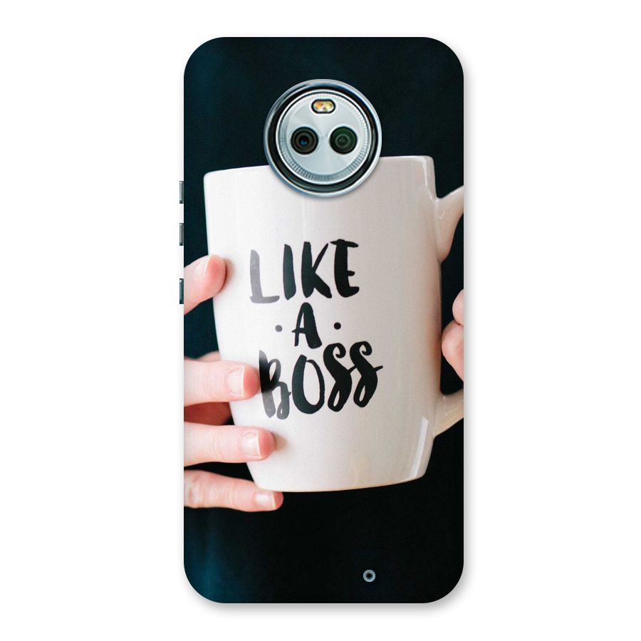 Like a Boss Back Case for Moto X4