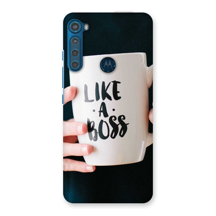 Like a Boss Back Case for Motorola One Fusion Plus