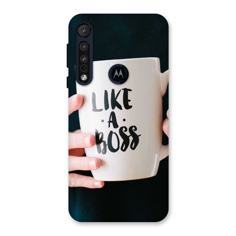 Like a Boss Back Case for Motorola One Macro
