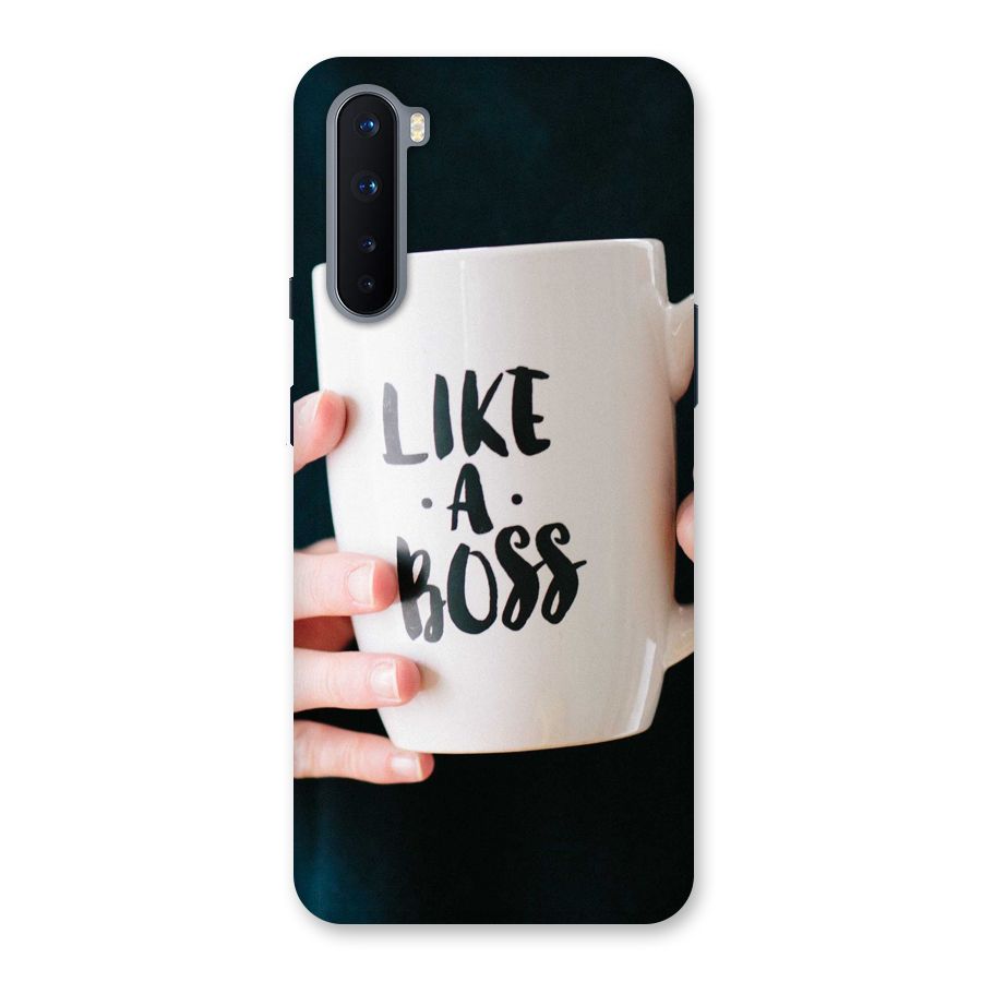 Like a Boss Back Case for OnePlus Nord