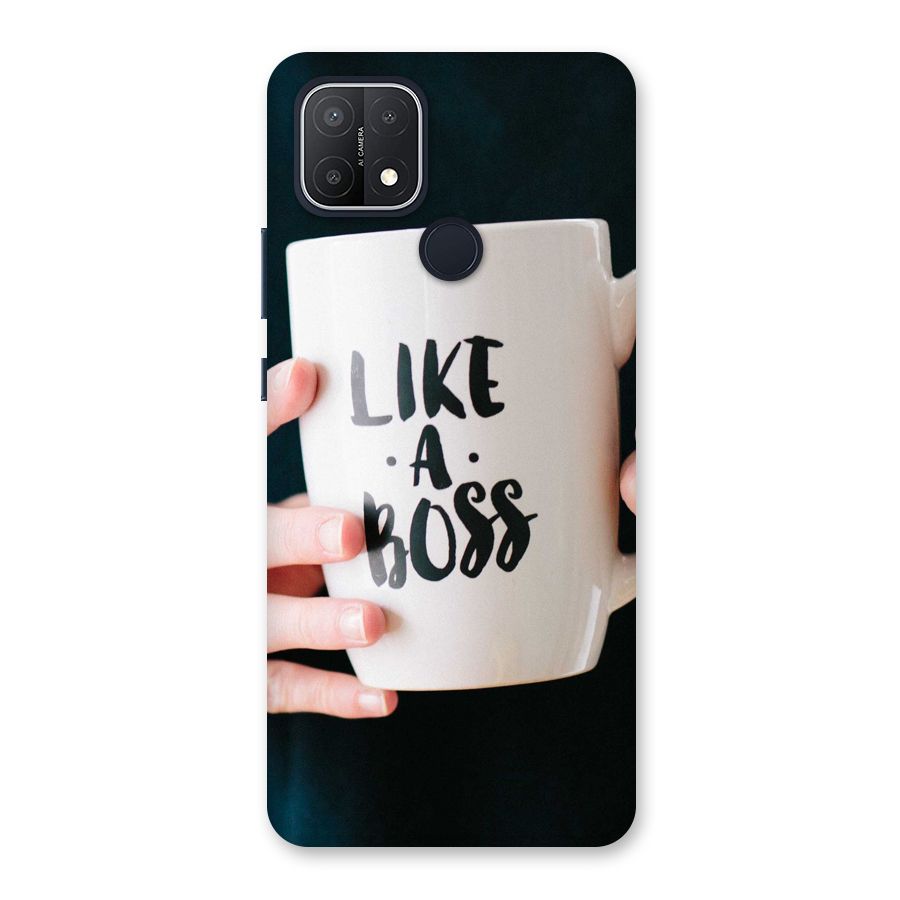 Like a Boss Back Case for Oppo A15s