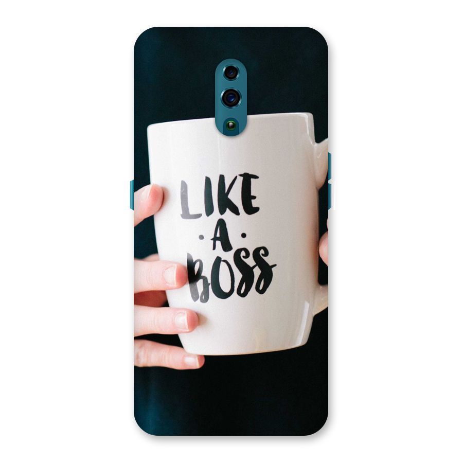 Like a Boss Back Case for Oppo Reno