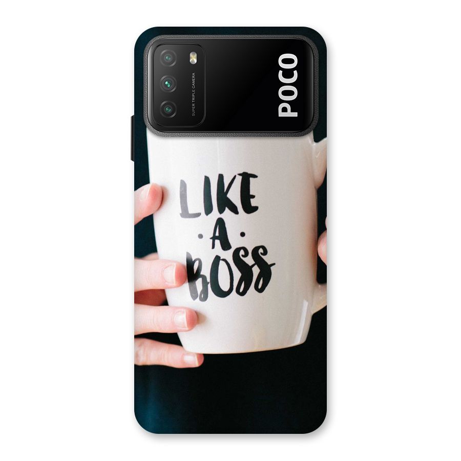 Like a Boss Back Case for Poco M3