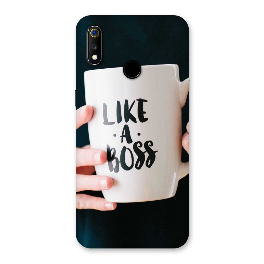 Like a Boss Back Case for Realme 3