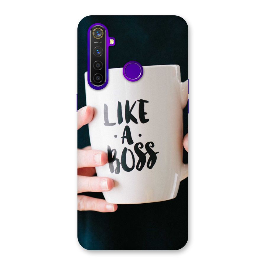 Like a Boss Back Case for Realme 5 Pro