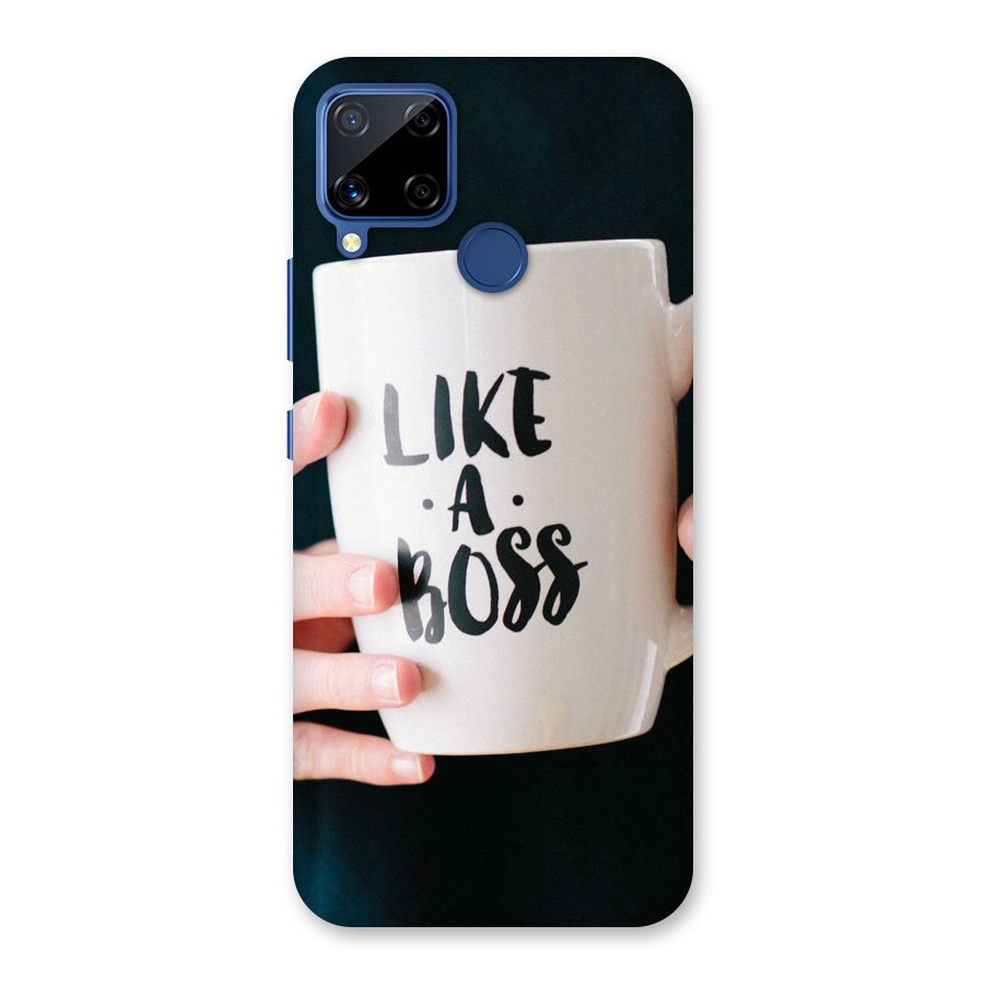 Like a Boss Back Case for Realme C15