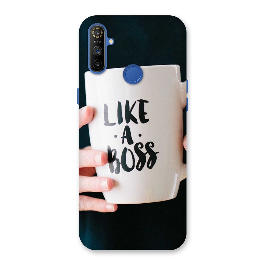 Like a Boss Back Case for Realme Narzo 10A