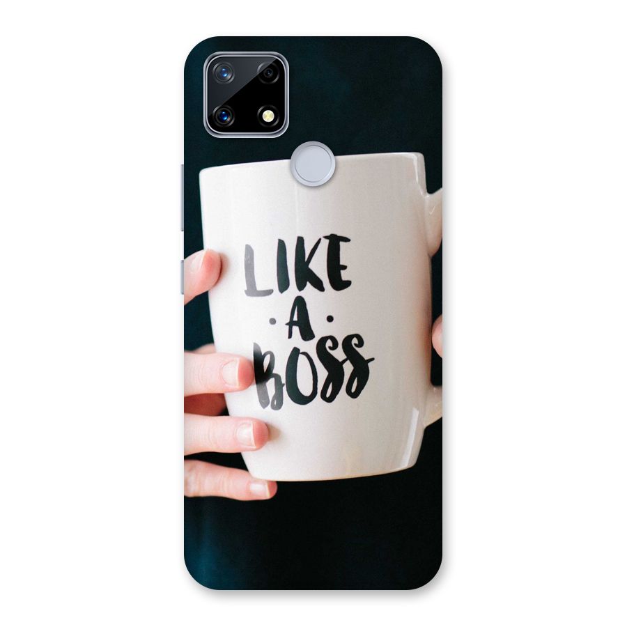 Like a Boss Back Case for Realme Narzo 20
