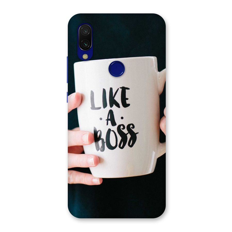 Like a Boss Back Case for Redmi 7