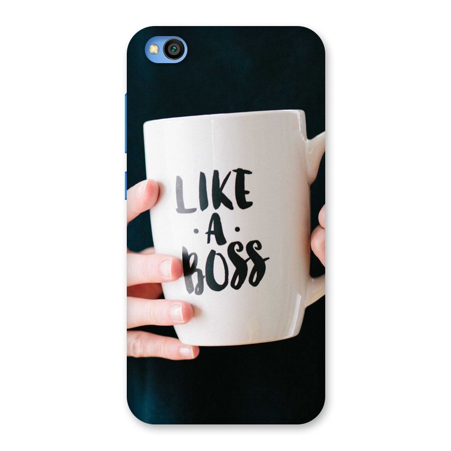 Like a Boss Back Case for Redmi Go
