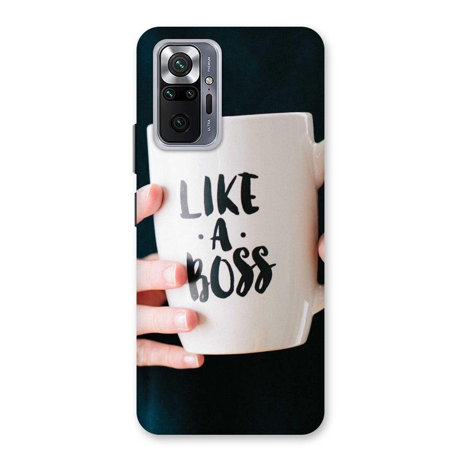 Like a Boss Back Case for Redmi Note 10 Pro Max