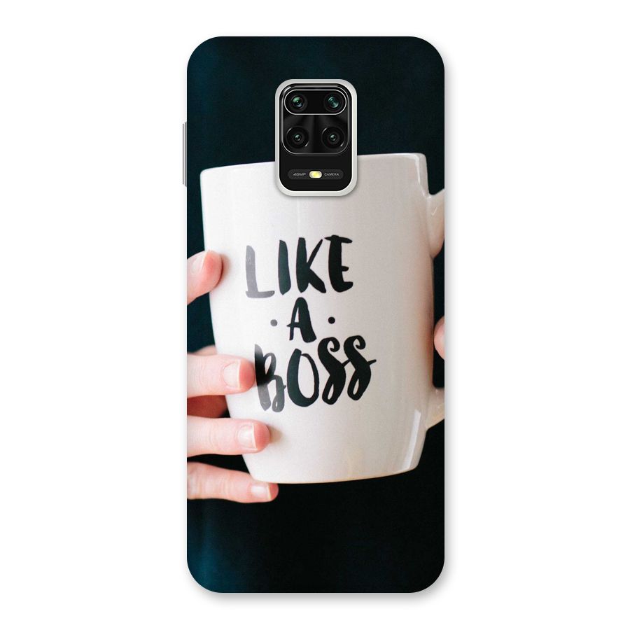 Like a Boss Back Case for Redmi Note 9 Pro Max