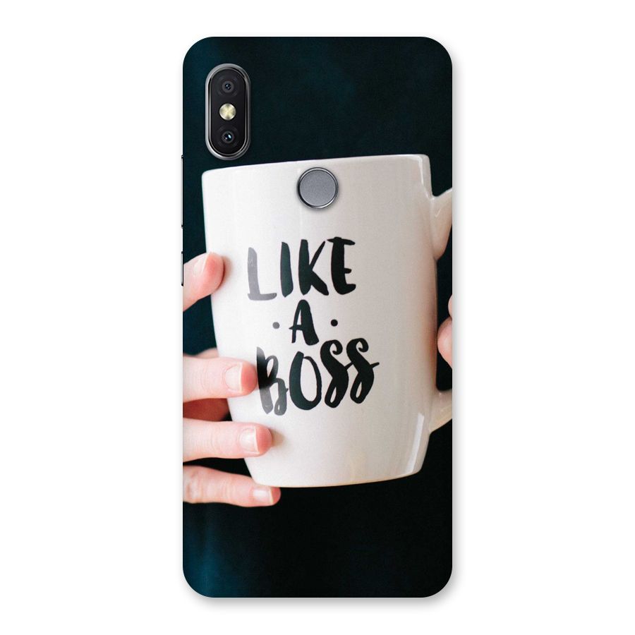 Like a Boss Back Case for Redmi Y2
