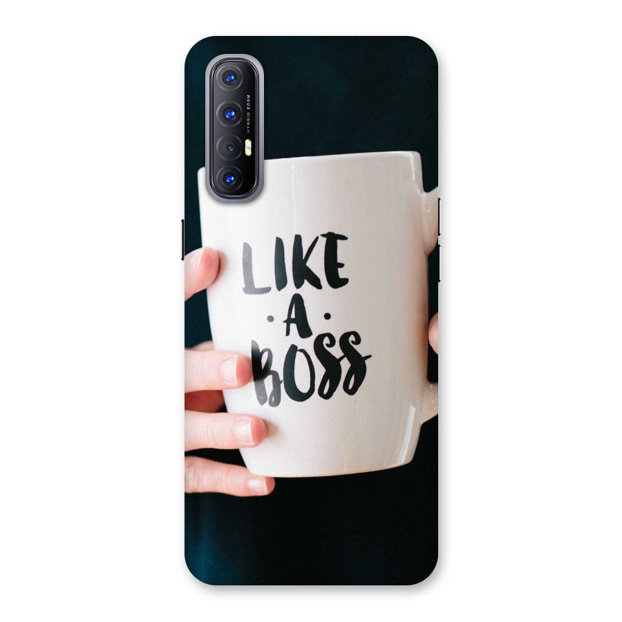 Like a Boss Back Case for Reno3 Pro