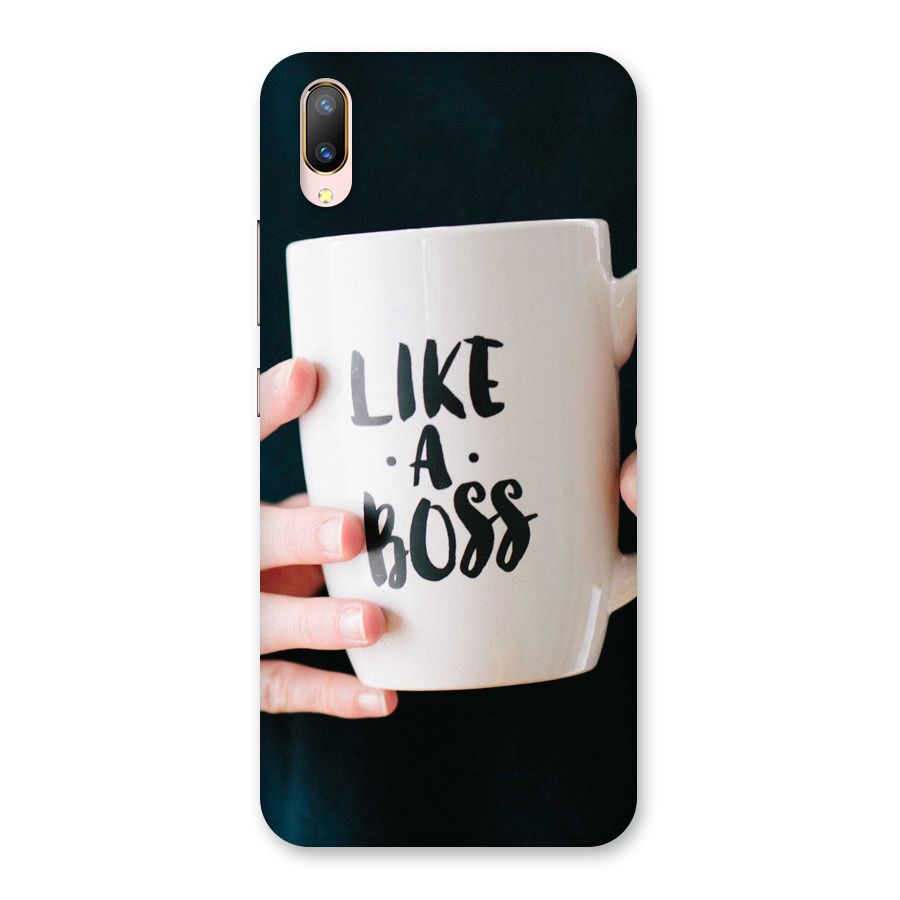 Like a Boss Back Case for Vivo V11 Pro