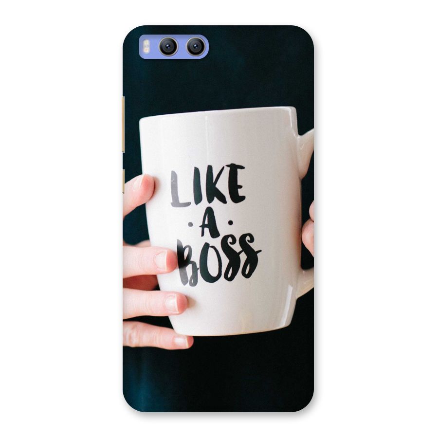 Like a Boss Back Case for Xiaomi Mi 6