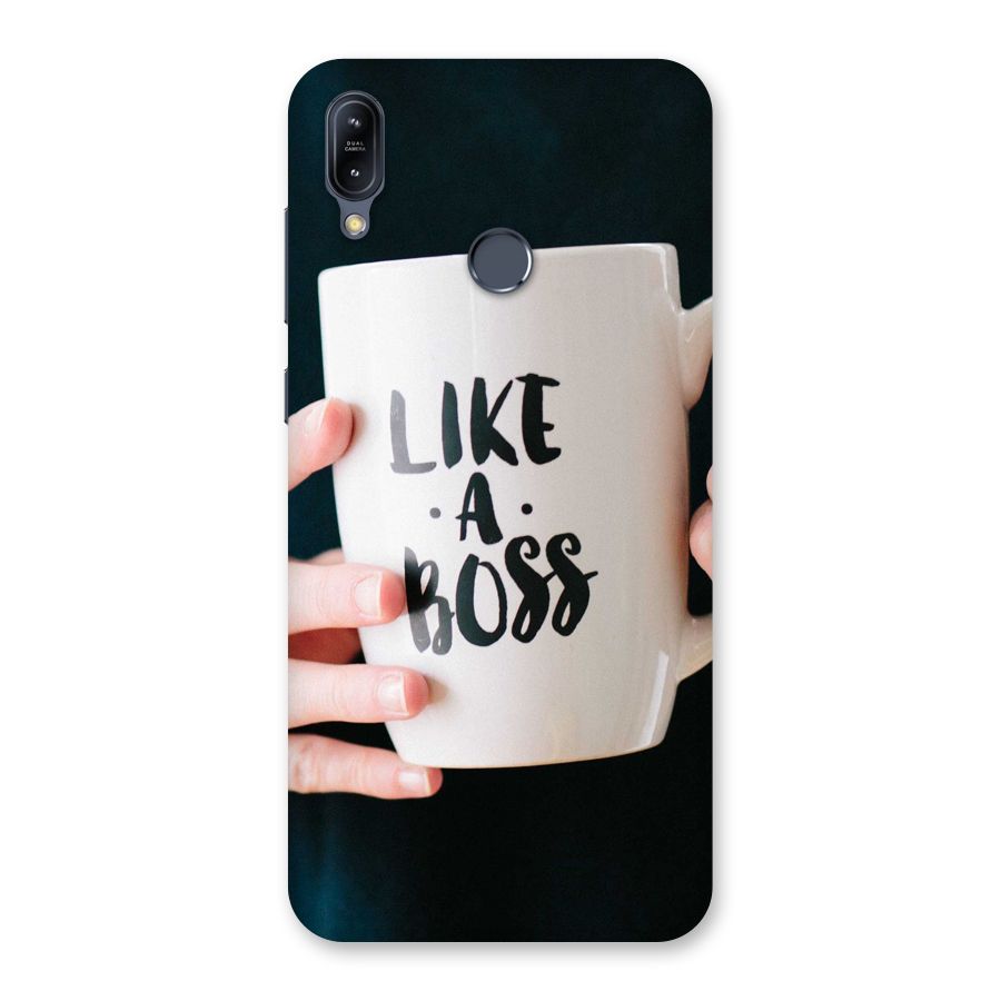 Like a Boss Back Case for Zenfone Max M2